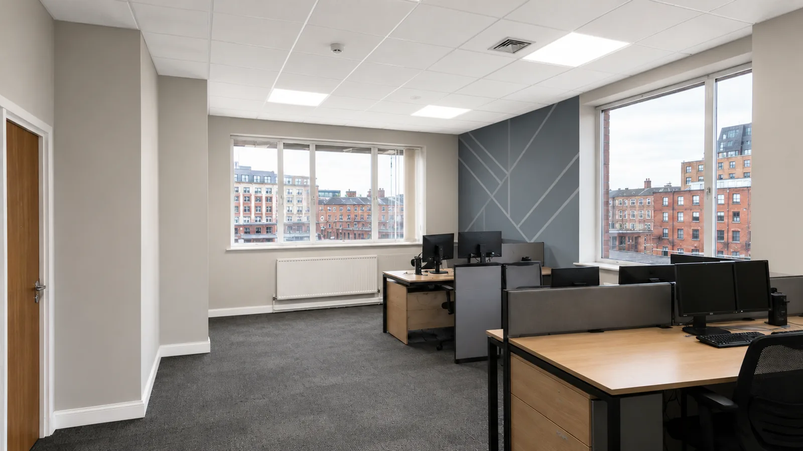 Office after repainting by Captain Paint in Birmingham